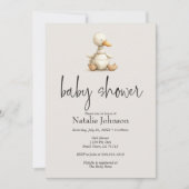  pluche kinderdagverblijf dieren Baby shower Kaart (Voorkant)