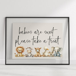  Pluche Kwekerij Dieren Baby shower gunst Poster