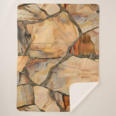 Pluche  Sherpa Fleece Gooi Deken (Voorkant)