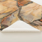 Pluche  Sherpa Fleece Gooi Sherpa Deken (3/4)