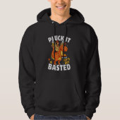 Pluck It Let's Get Basted Funny Turkey To Rex Dank Hoodie (Voorkant)