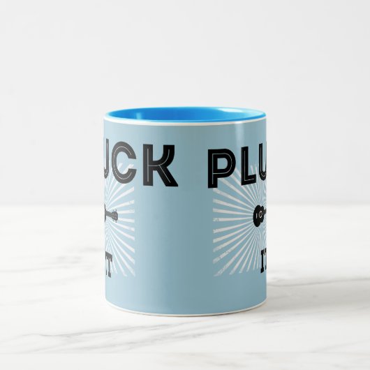 Pluck it Ukulele Mok (Center)