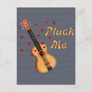 Pluck Me Valentijn Gitaar Feestdagenkaart
