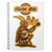 Pluckin' Notes - Banjo Cricket Notitieboek (Voorkant)