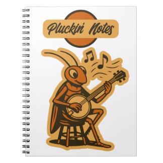 Pluckin' Notes - Banjo Cricket Notitieboek