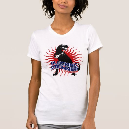 PLUCKING STRUMMERS DINO T-SHIRT (Voorkant)