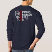 PLUCKING STRUMMERS GCEA long sleeve TSHIRT (Achterkant)