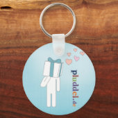 pluddel-schlüsselanhänger-herz sleutelhanger (Voorkant)