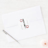 Plug & Abandon, Vrouw, Draadlijn, Sticker, Olie, G Ronde Sticker (Envelop)