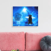 Plug in de hemel als Angel Sympathy Canvas Afdruk (Insitu (Woonkamer))