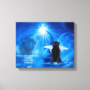 Plug in de hemel als Angel Sympathy Canvas Afdruk