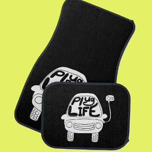 Plug Life Cute Black en White Electric Automat