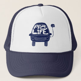 Plug Life Cute Navy Blue Electric Auto Trucker Pet
