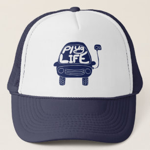 Plug Life Cute Navy Blue Electric Auto Trucker Pet