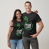 Plug Life, Proud's EV Owner, Drive EV's Electric C T-shirt (Unisex)