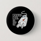 PLUG ME RONDE BUTTON 5,7 CM (Voorkant)