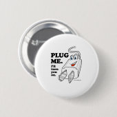 PLUG ME RONDE BUTTON 5,7 CM (Voorkant /achterkant)