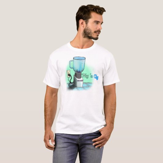 Plug n Chug T-shirt (Voorkant volledig)