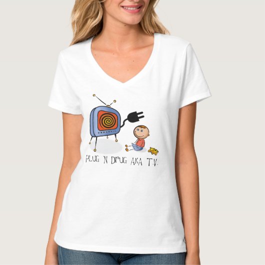 Plug N Drug AKA TV T-shirt (Voorkant)