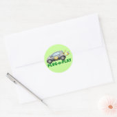 PLUG-N-PLAY ELEKTRISCHE AUTO RONDE STICKER (Envelop)