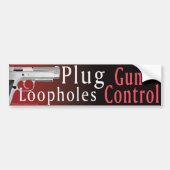 Plug Pistool Control Loopgaten Bumber Sticker (Voorkant)
