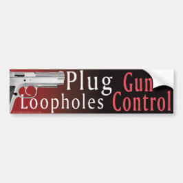 Plug Pistool Control Loopgaten Bumber Sticker
