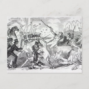 Plug Plot Riot in Preston Briefkaart