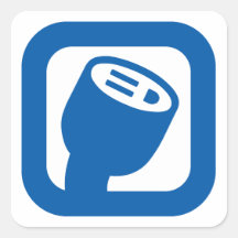 PlugShare Logo-Sticker
