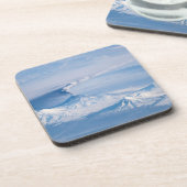 Pluim afkomstig van de vulkaan Kliuchevskoi. Bier Onderzetter (Linkerzijde)