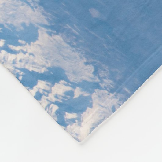 Pluim afkomstig van de vulkaan Kliuchevskoi. Fleece Deken (Hoek)