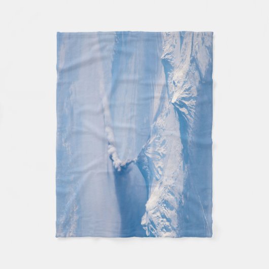 Pluim afkomstig van de vulkaan Kliuchevskoi. Fleece Deken (Voorkant)