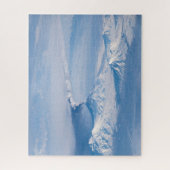 Pluim afkomstig van de vulkaan Kliuchevskoi. Legpuzzel (Verticaal)