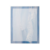 Pluim afkomstig van de vulkaan Kliuchevskoi. Notitieblok (Linkerzijde)