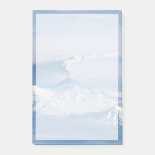 Pluim afkomstig van de vulkaan Kliuchevskoi. Post-it® Notes (Voorkant)