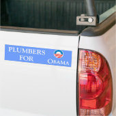 PLUIMERS VOOR OBAMA BUMPERSTICKER (Op Truck)