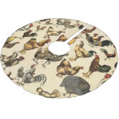 Pluimvee Boerderij Haan en Hen Art Kerstboom Rok (Gekanteld)