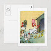  pluimvee briefkaart (Voorkant / Achterkant)