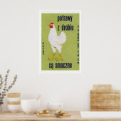 Pluimvee is heerlijk! - Luciferdoosje Print - Esth (Keuken)