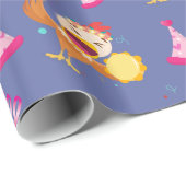 Pluimvee kip grappig cadeaupapier (Rol Hoek)