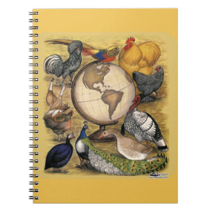 Pluimvee van de wereld notitieboek