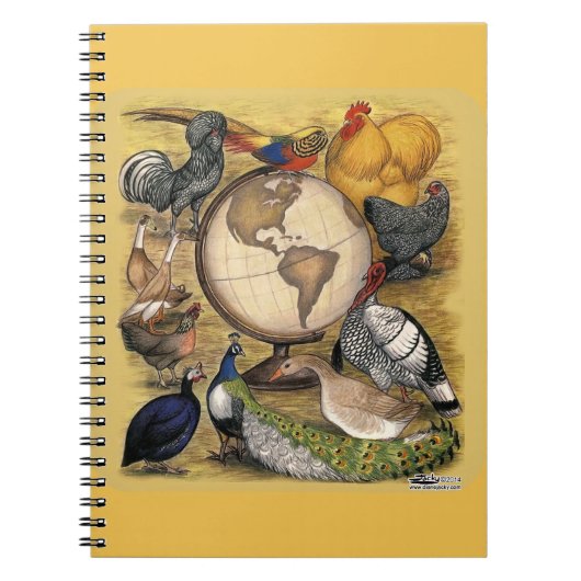 Pluimvee van de wereld notitieboek (Voorkant)