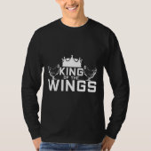 Pluimvee Wing Chicken King Vat T-shirt (Voorkant)