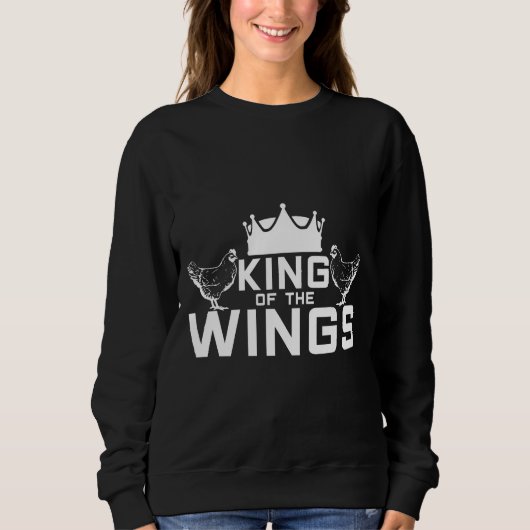 Pluimvee Wing Chicken King Vat Trui (Voorkant)