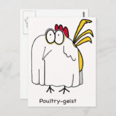 Pluimveegist Briefkaart (Voorkant / Achterkant)