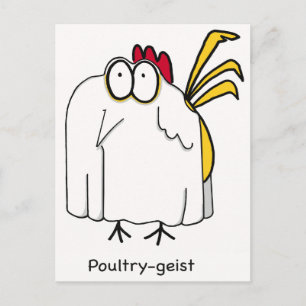 Pluimveegist Briefkaart