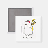 Pluimveegist Magneet (Voorkant / Achterkant)