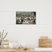 Pluimveemarkt in de Quai des Grands Augustins Poster (Keuken)