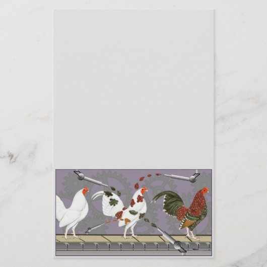 Pluimveestapel Briefpapier (Voorkant)