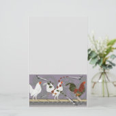 Pluimveestapel Briefpapier (Staand voorkant)