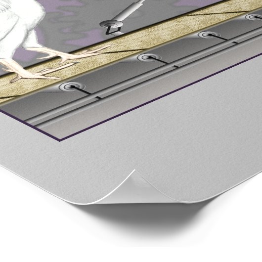 Pluimveestapel Poster (Hoek)